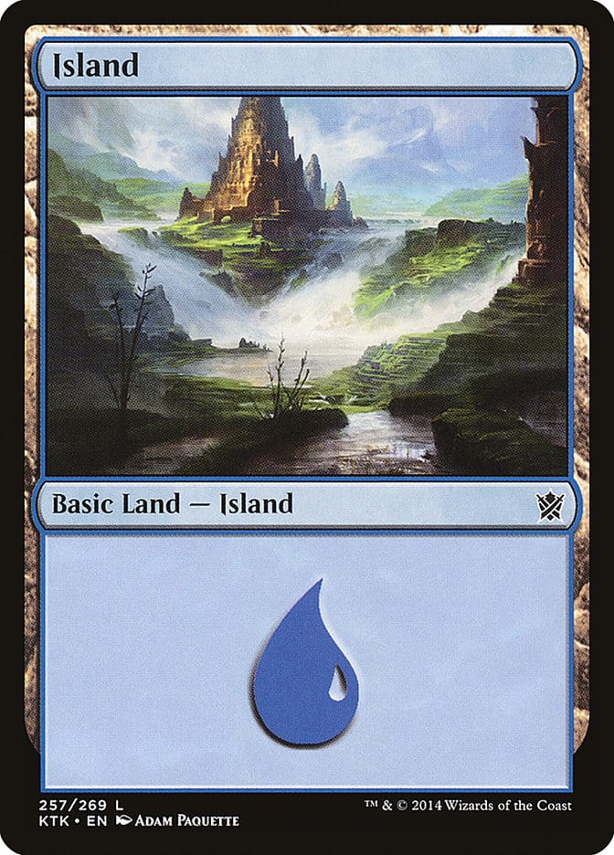 Island (257) [Khans of Tarkir] Magic: The Gathering