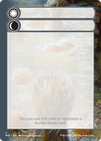 Helper Card (4/9) [Innistrad: Midnight Hunt Tokens] Magic: The Gathering