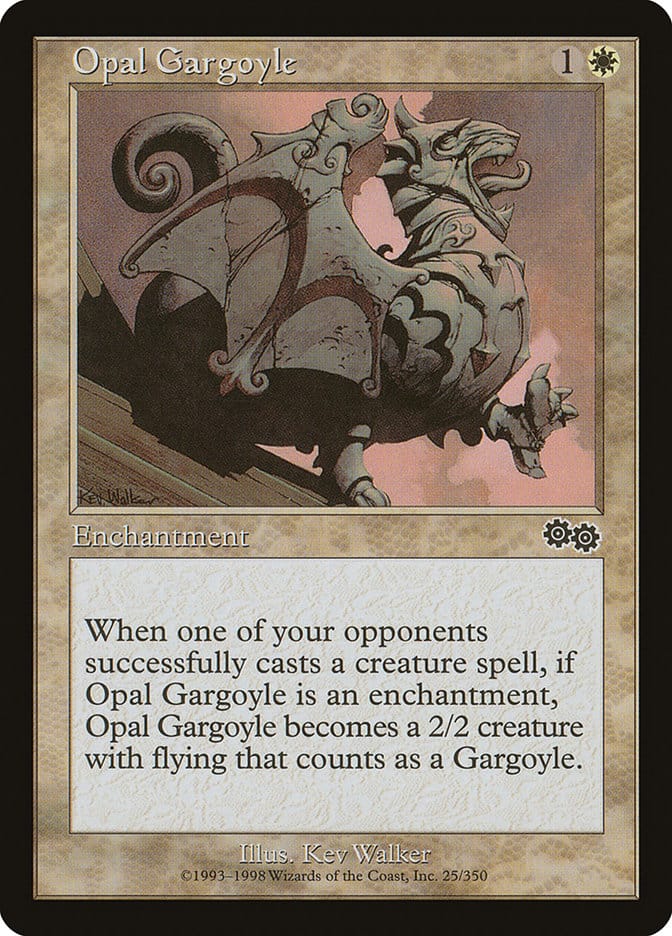 Opal Gargoyle [Urza's Saga] Magic: The Gathering