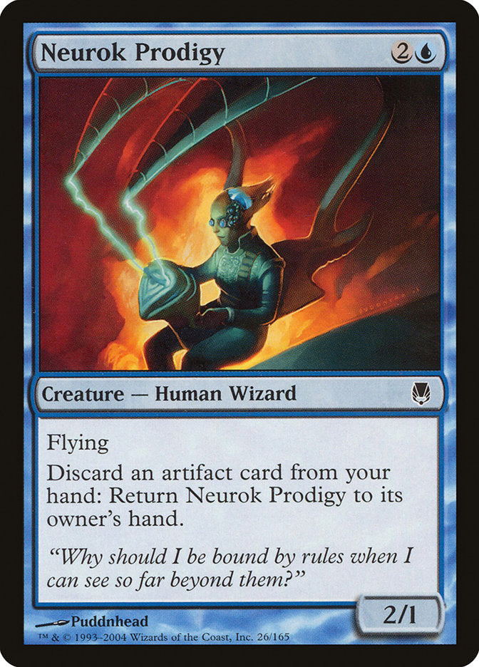 Neurok Prodigy [Darksteel] Magic: The Gathering