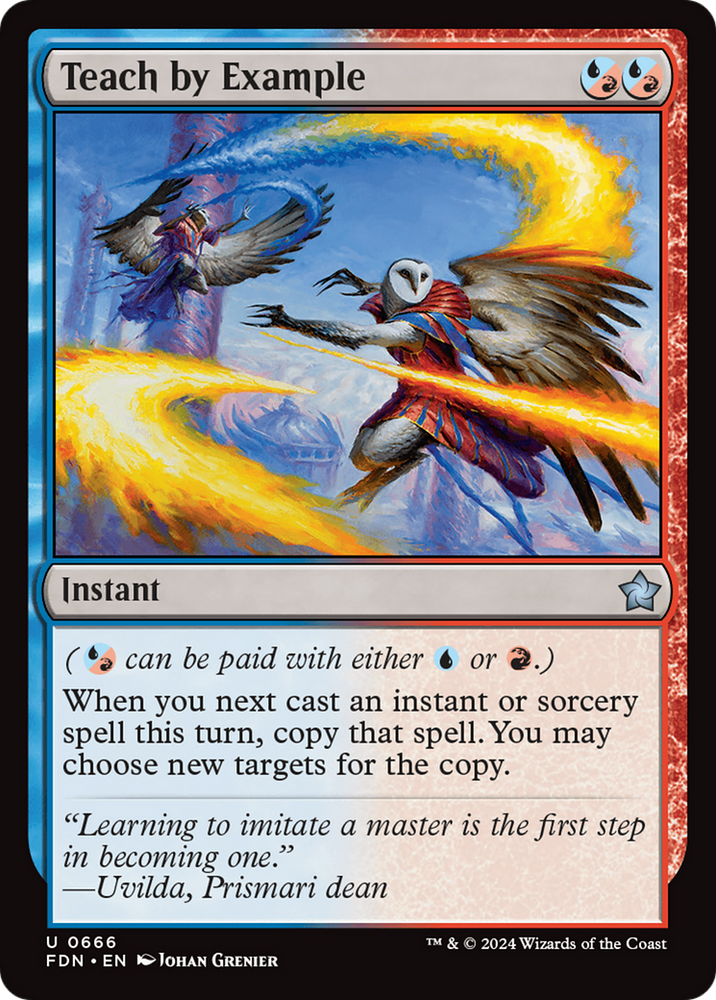 Teach By Example [Foundations] Magic: The Gathering