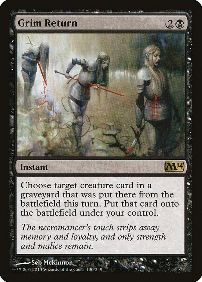 Grim Return [Magic 2014] Magic: The Gathering