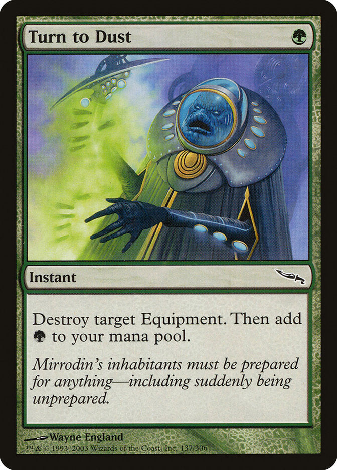 Turn to Dust [Mirrodin] Magic: The Gathering
