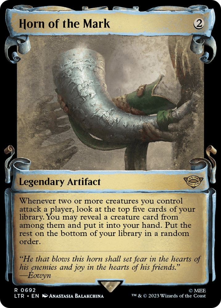Horn of the Mark [The Lord of the Rings: Tales of Middle-Earth Showcase Scrolls] Magic: The Gathering