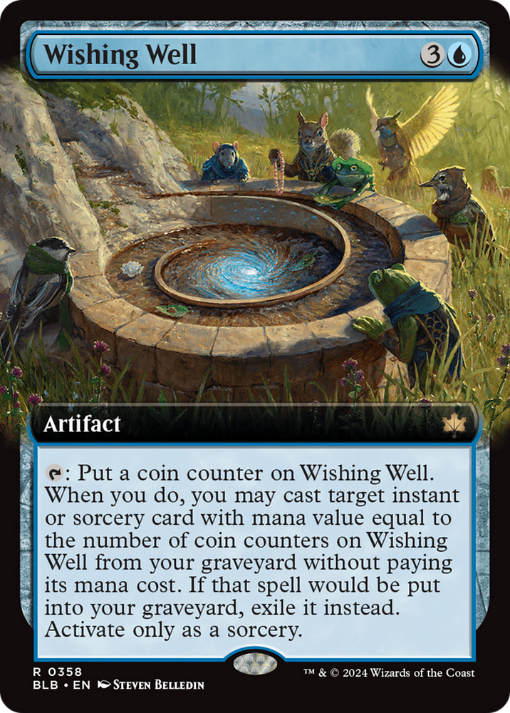 Wishing Well (Extended Art) [Bloomburrow] Magic: The Gathering