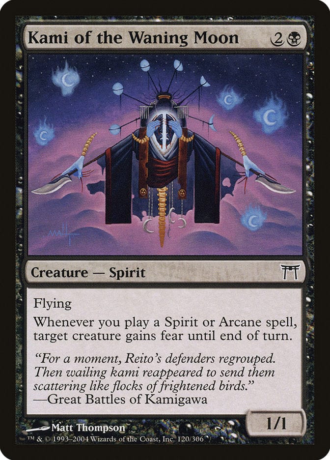 Kami of the Waning Moon [Champions of Kamigawa] Magic: The Gathering