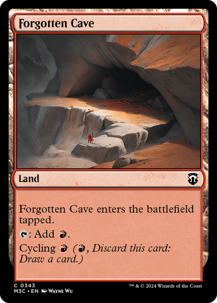 Forgotten Cave (Ripple Foil) [Modern Horizons 3 Commander] Magic: The Gathering