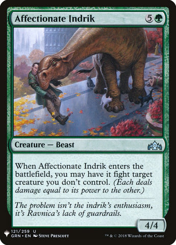 Affectionate Indrik [Mystery Booster] Magic: The Gathering