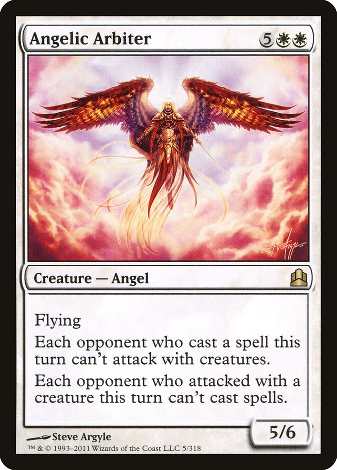 Angelic Arbiter [Commander 2011] Magic: The Gathering