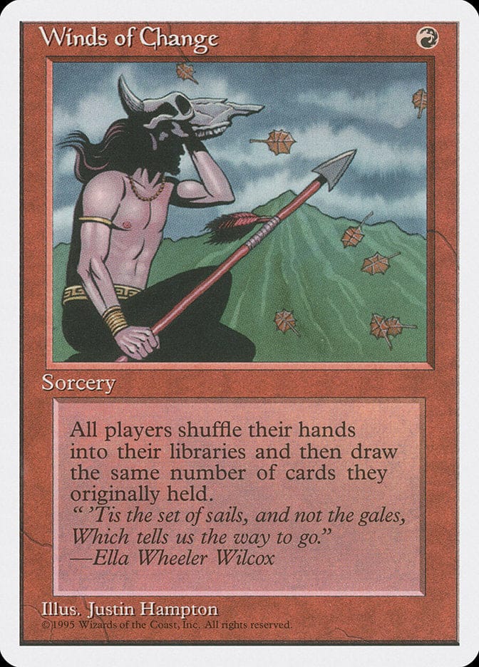 Winds of Change [Fourth Edition] Magic: The Gathering
