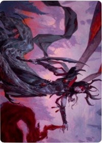 Drana, the Last Bloodchief Art Card [Zendikar Rising Art Series] Magic: The Gathering