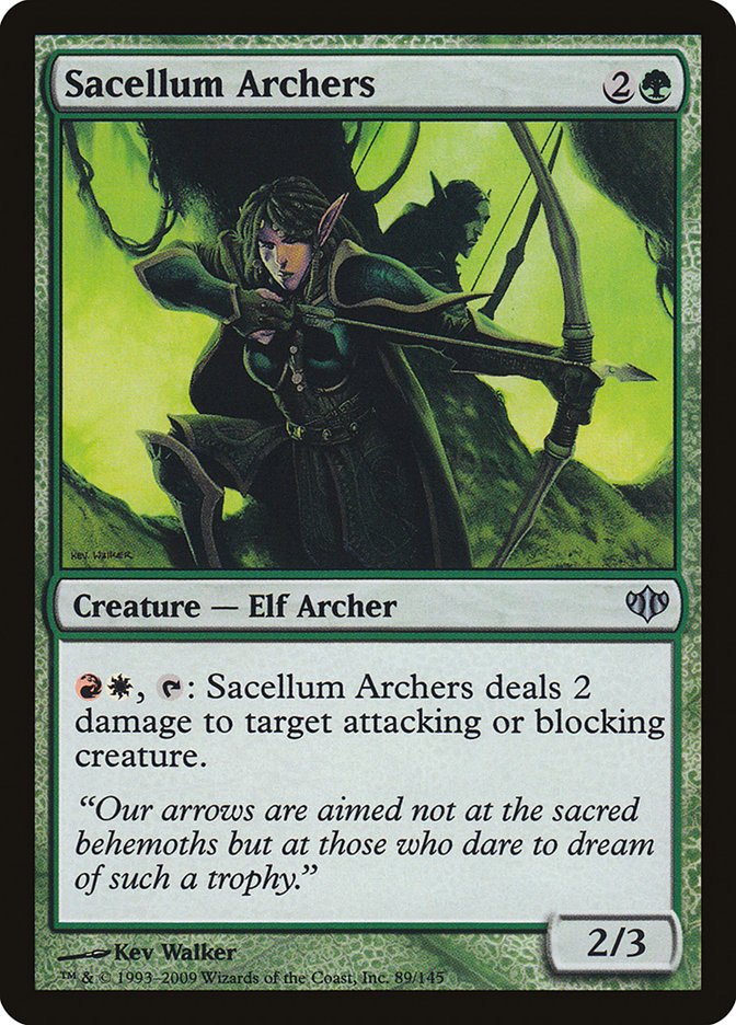 Sacellum Archers [Conflux] Magic: The Gathering