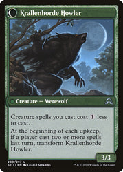 Duskwatch Recruiter // Krallenhorde Howler [Shadows over Innistrad] Magic: The Gathering