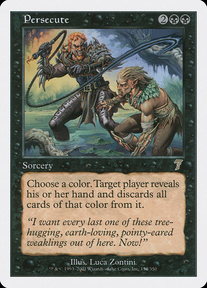 Persecute [Seventh Edition] Magic: The Gathering
