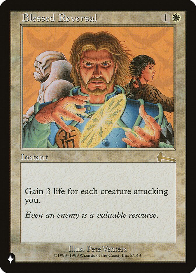 Blessed Reversal [The List] Magic: The Gathering