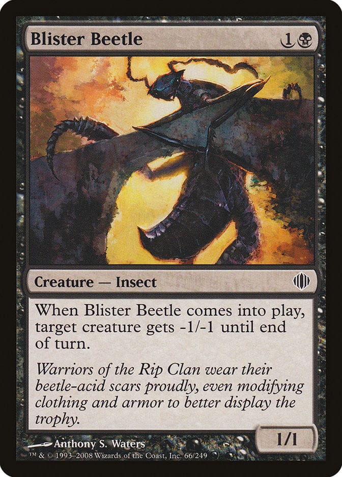 Blister Beetle [Shards of Alara] Magic: The Gathering