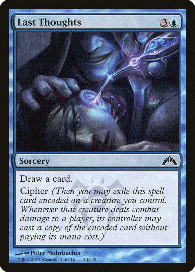 Last Thoughts [Gatecrash] Magic: The Gathering