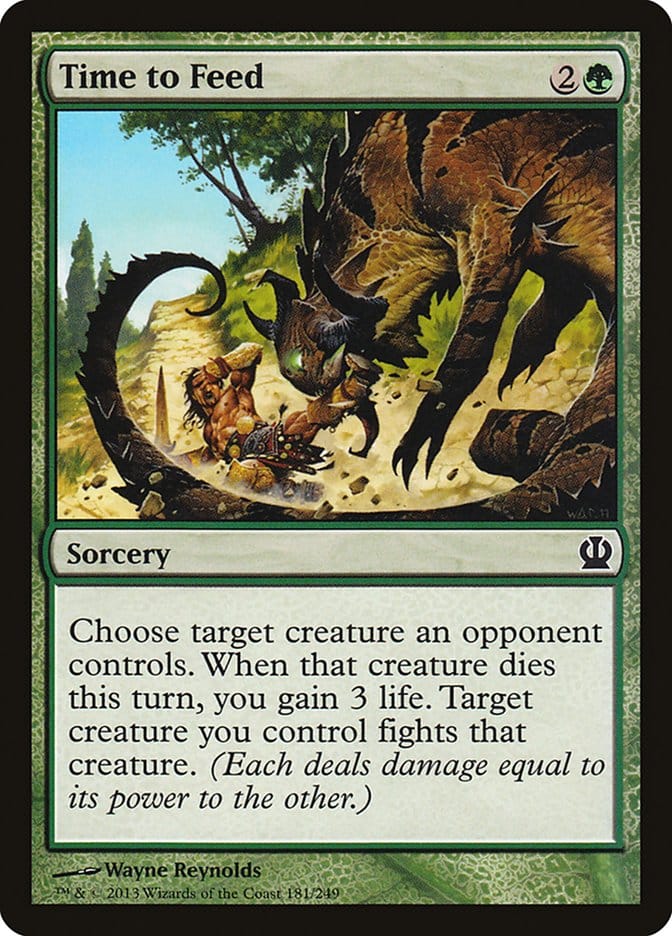 Time to Feed [Theros] Magic: The Gathering
