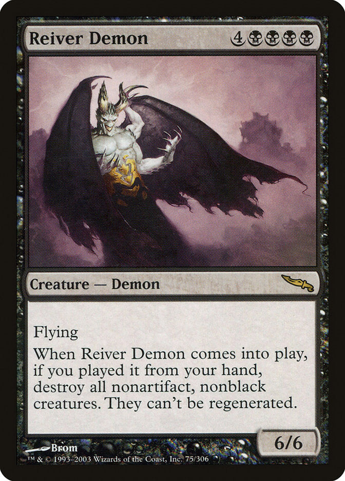 Reiver Demon [Mirrodin] Magic: The Gathering