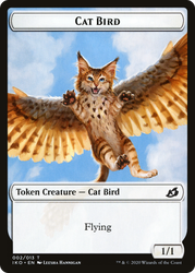 Cat Bird // Thopter Double-Sided Token [Starter Commander Decks] Magic: The Gathering