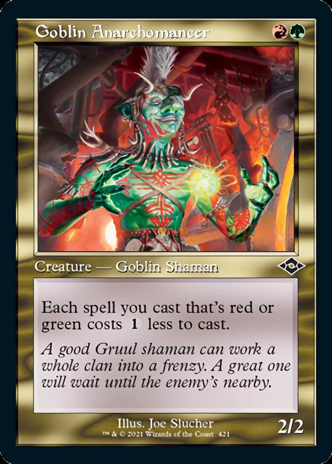 Goblin Anarchomancer (Retro Foil Etched) [Modern Horizons 2] Magic: The Gathering