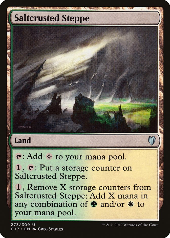 Saltcrusted Steppe [Commander 2017] Magic: The Gathering