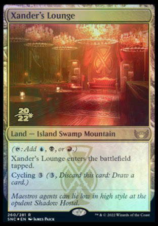 Xander's Lounge [Streets of New Capenna Prerelease Promos] Magic: The Gathering