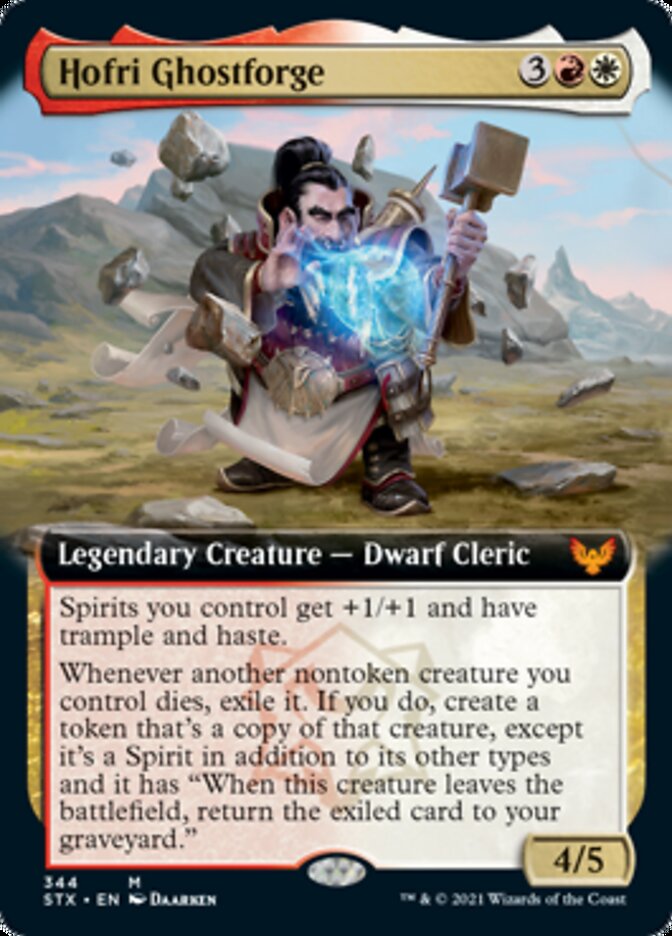 Hofri Ghostforge (Extended Art) [Strixhaven: School of Mages] Magic: The Gathering