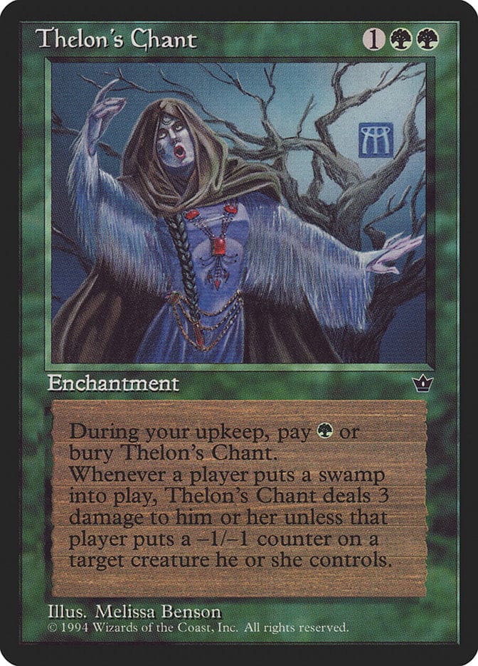 Thelon's Chant [Fallen Empires] Magic: The Gathering