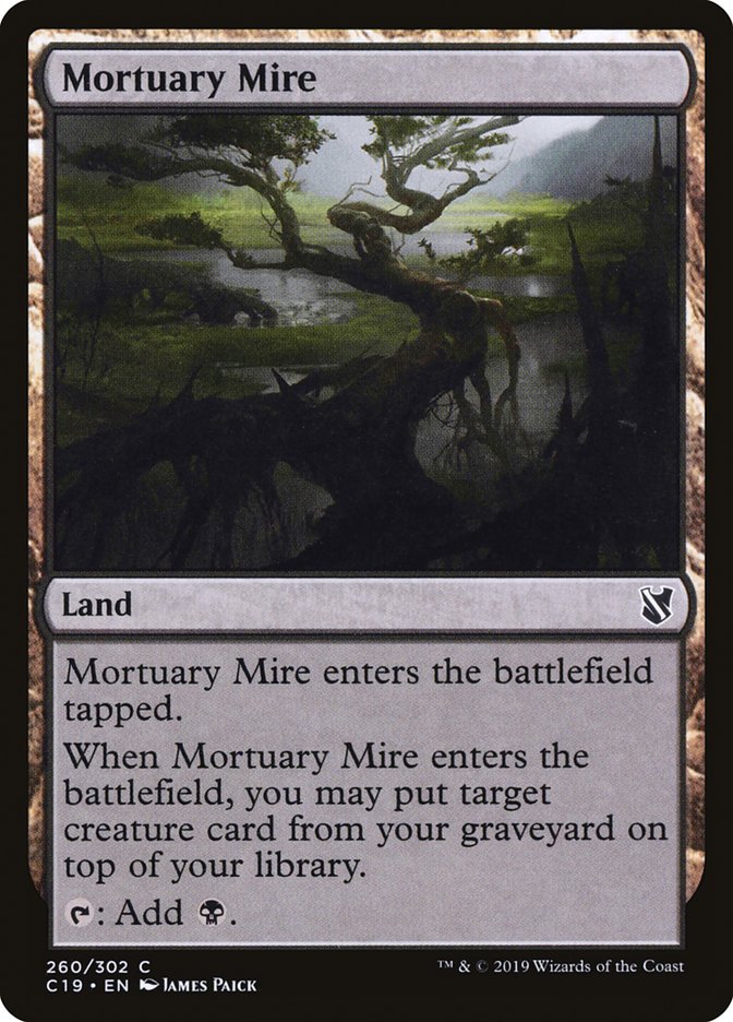 Mortuary Mire [Commander 2019] Magic: The Gathering