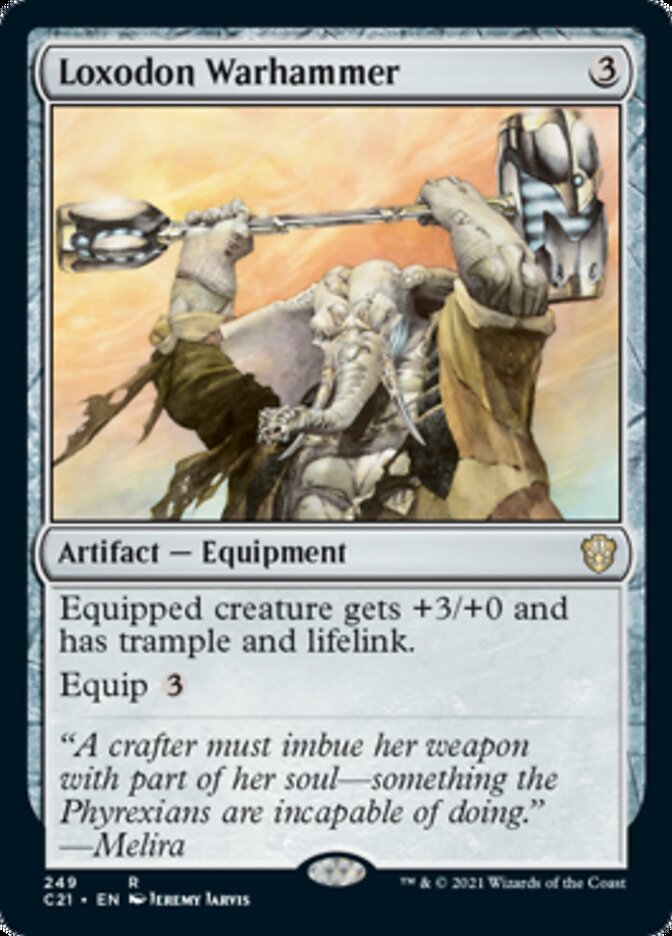 Loxodon Warhammer [Commander 2021] Magic: The Gathering