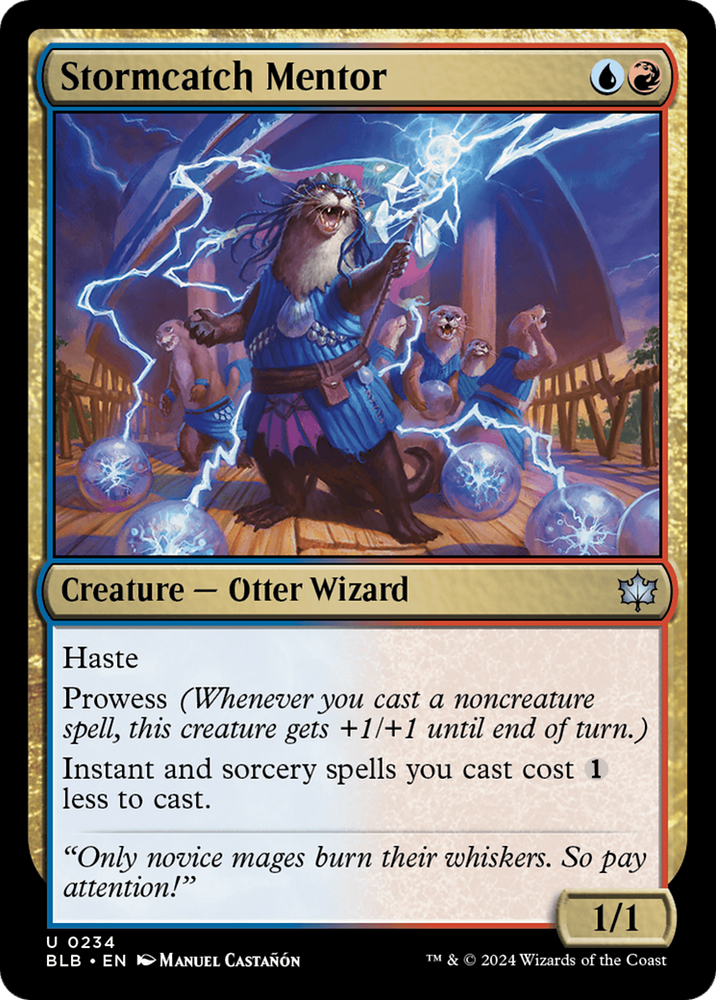 Stormcatch Mentor [Bloomburrow] Magic: The Gathering