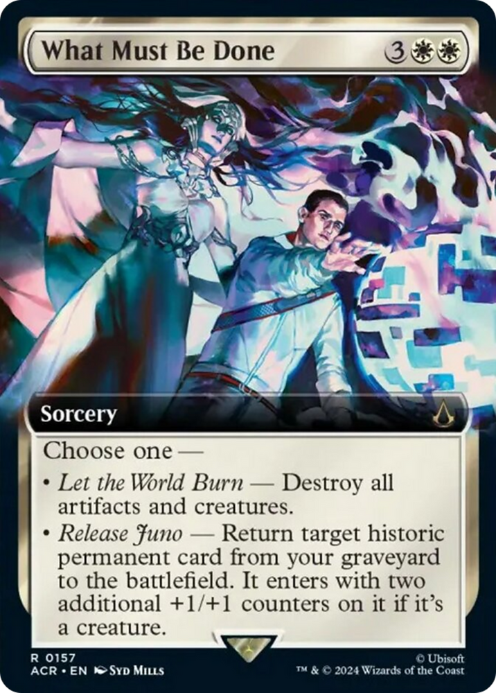 What Must Be Done (Extended Art) [Assassin's Creed] Magic: The Gathering