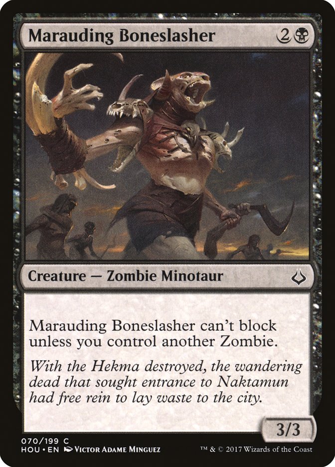 Marauding Boneslasher [Hour of Devastation] Magic: The Gathering