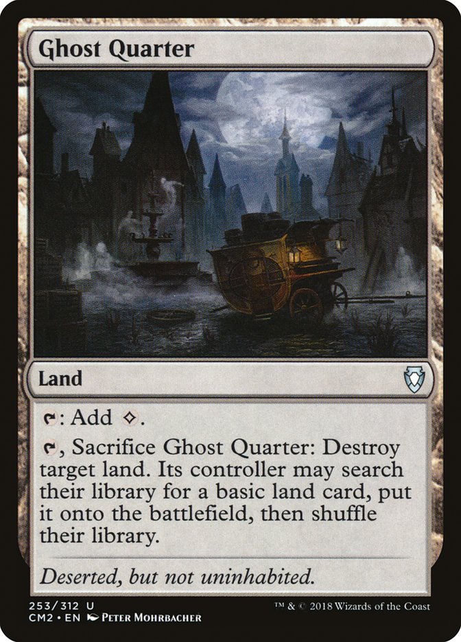 Ghost Quarter [Commander Anthology Volume II] Magic: The Gathering