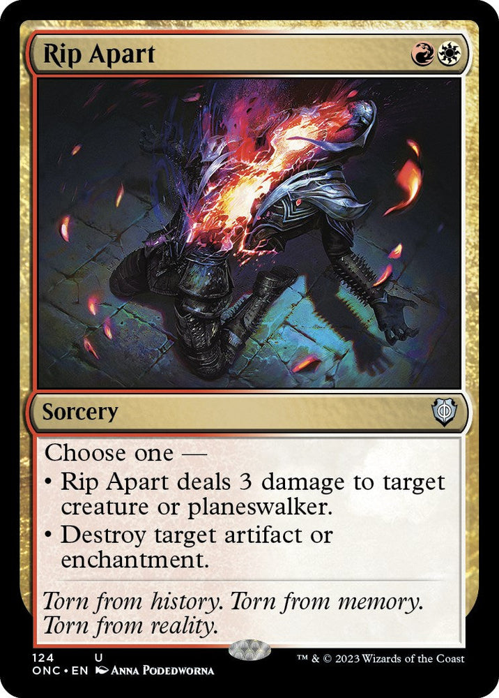 Rip Apart [Phyrexia: All Will Be One Commander] Magic: The Gathering