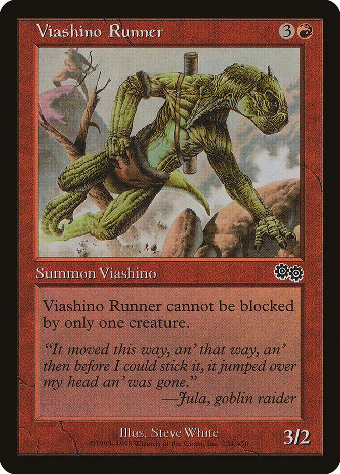 Viashino Runner [Urza's Saga] Magic: The Gathering