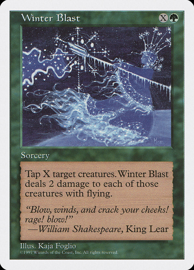 Winter Blast [Fifth Edition] Magic: The Gathering