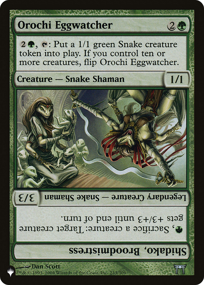Orochi Eggwatcher // Shidako, Broodmistress [The List] Magic: The Gathering