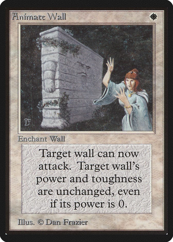 Animate Wall [Beta Edition] Magic: The Gathering