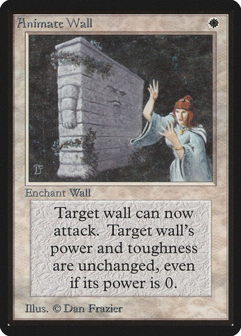 Animate Wall [Beta Edition] Magic: The Gathering