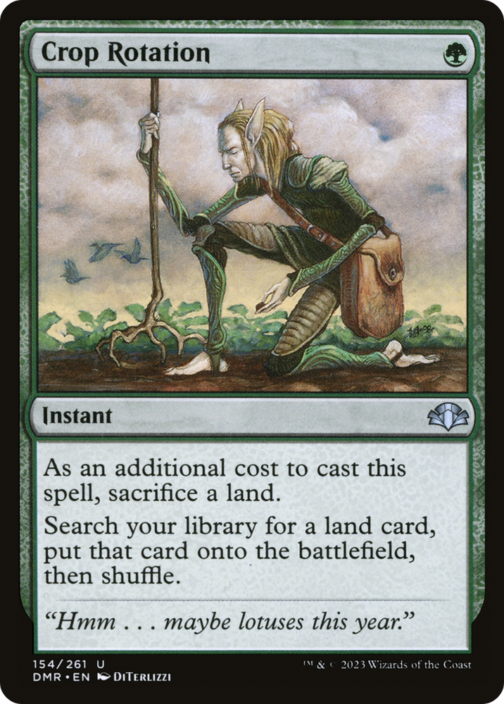 Crop Rotation [Dominaria Remastered] Magic: The Gathering