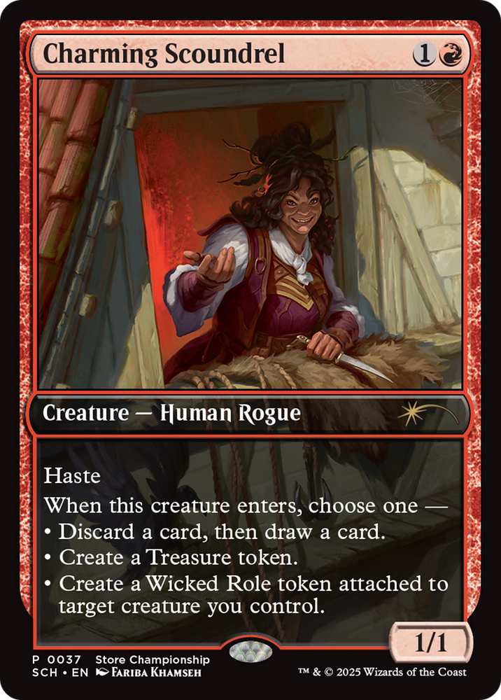 Charming Scoundrel [Store Championships 2025] Magic: The Gathering