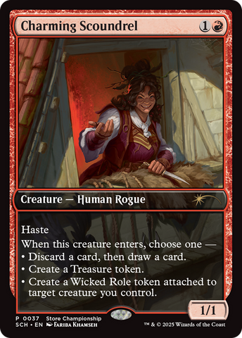 Charming Scoundrel [Store Championships 2025] Magic: The Gathering