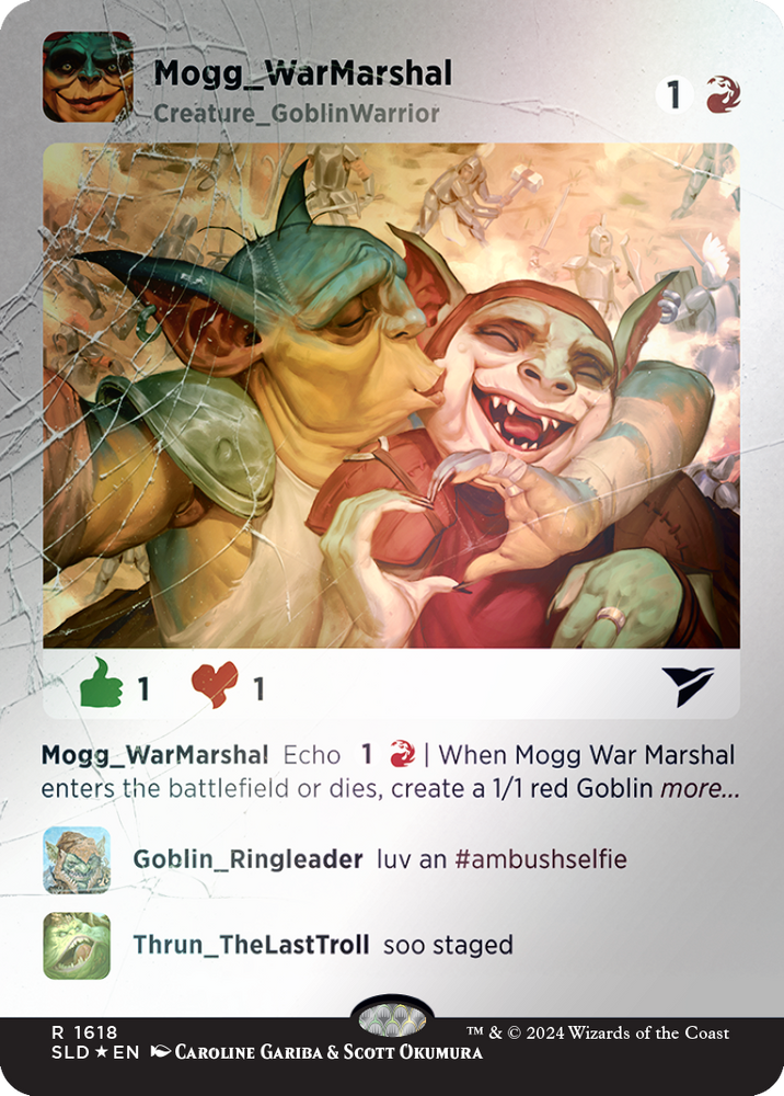Mogg War Marshal (Rainbow Foil) [Secret Lair Drop Series] Magic: The Gathering