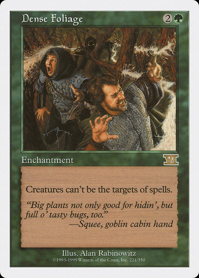 Dense Foliage [Classic Sixth Edition] Magic: The Gathering