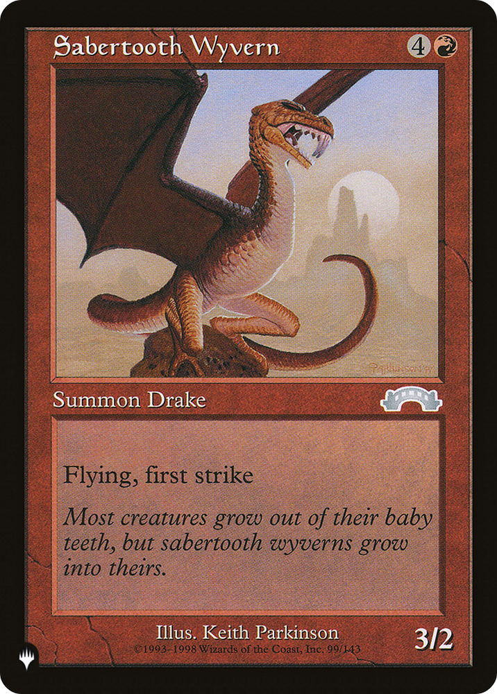Sabertooth Wyvern [The List] Magic: The Gathering