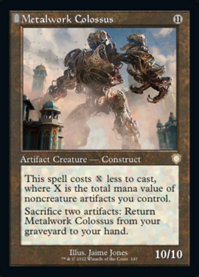 Metalwork Colossus (Retro) [The Brothers' War Commander] Magic: The Gathering