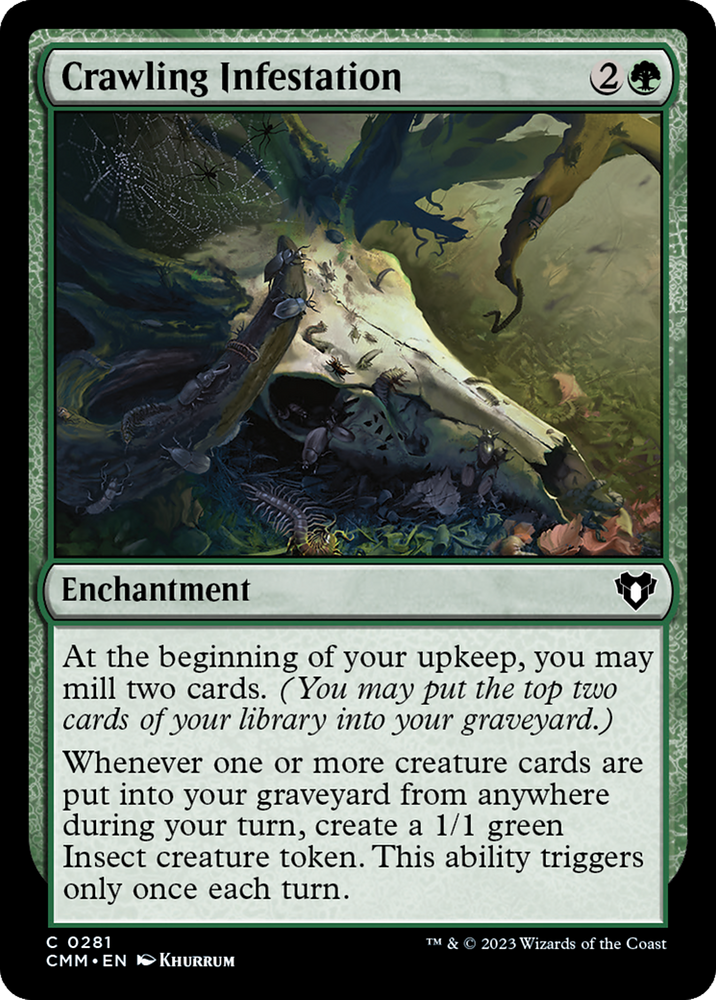 Crawling Infestation [Commander Masters] Magic: The Gathering