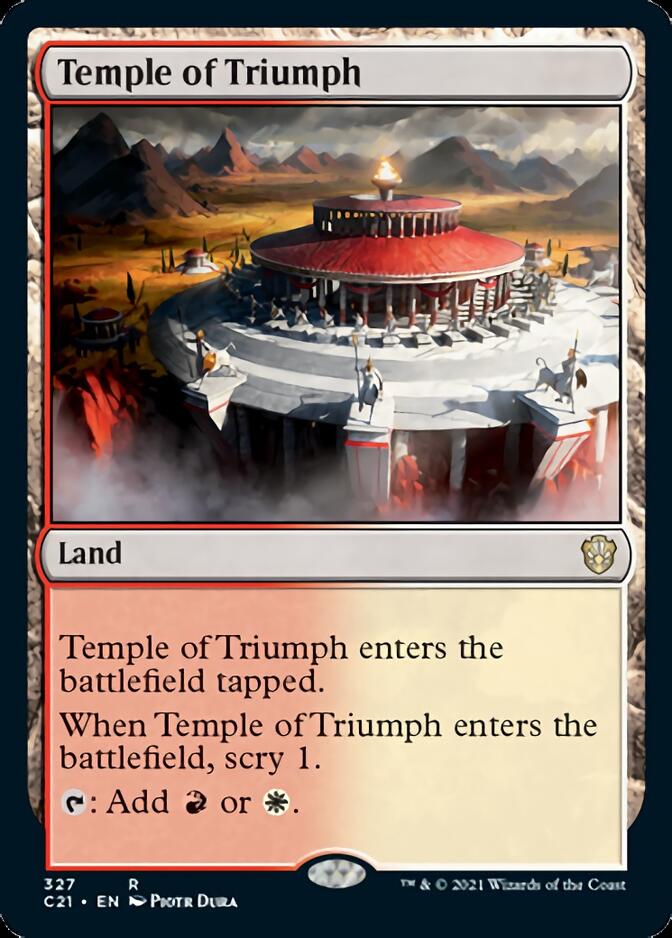 Temple of Triumph [Commander 2021] Magic: The Gathering